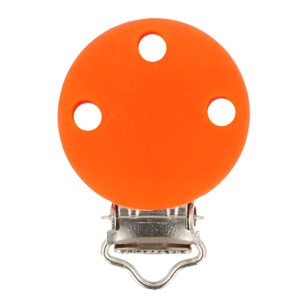 Opry Siliconen speenklem Oranje 29,5x42,7mm