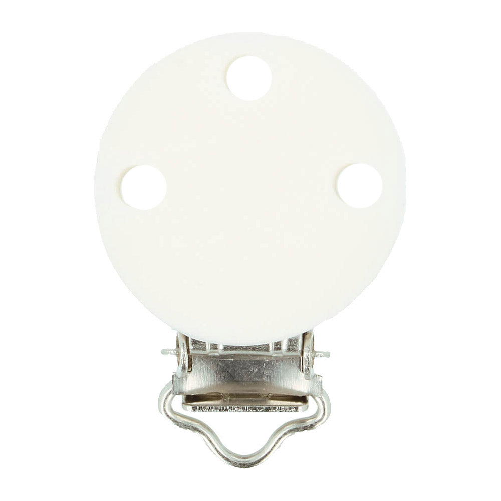 Opry Siliconen speenklem Wit 29,5x42,7mm