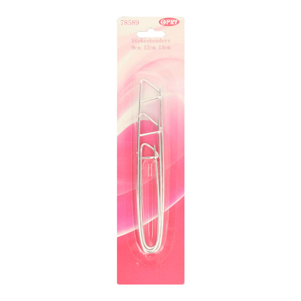 Opry Stekenhouders 9-12-15cm | Metalen stekenhouders set