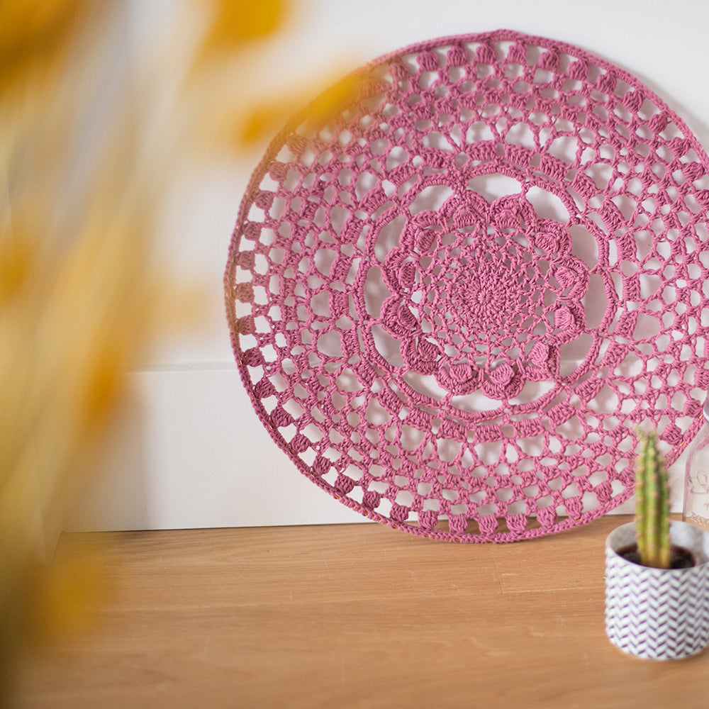 Mandala — gemaakt met Organic Cotton Mandala Haakpakket