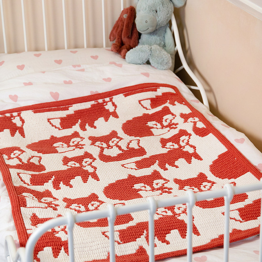 OutFoxed Babydeken Garen en Haakpakket