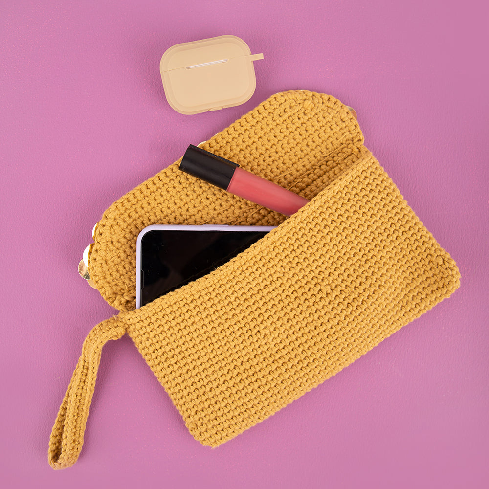 Tas — gemaakt met Pailletten Clutch Haakpakket (3)
