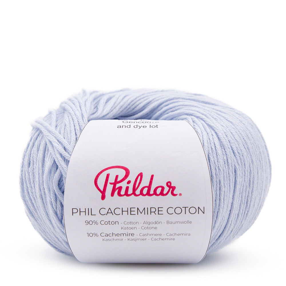 Phildar Phil Cachemire Coton 1079 Babyblauw