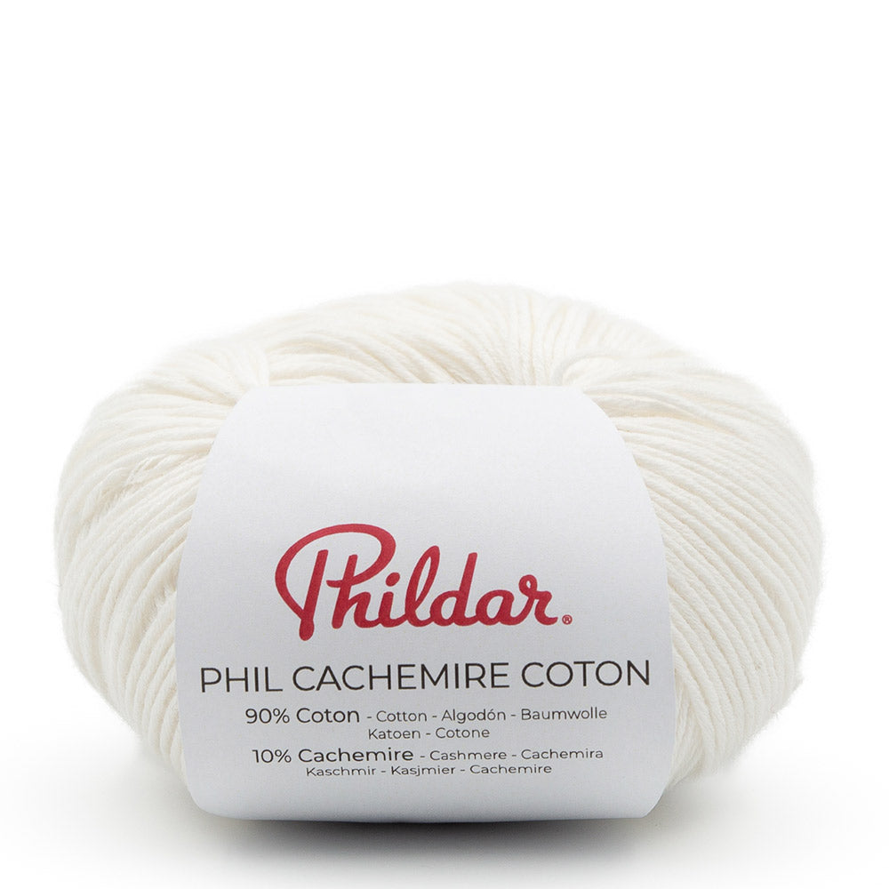 Phildar Phil Cachemire Coton 1214 Krijt