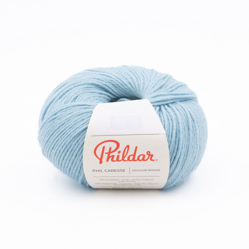 Phildar Phil Caresse 2053 Gletsjerblauw