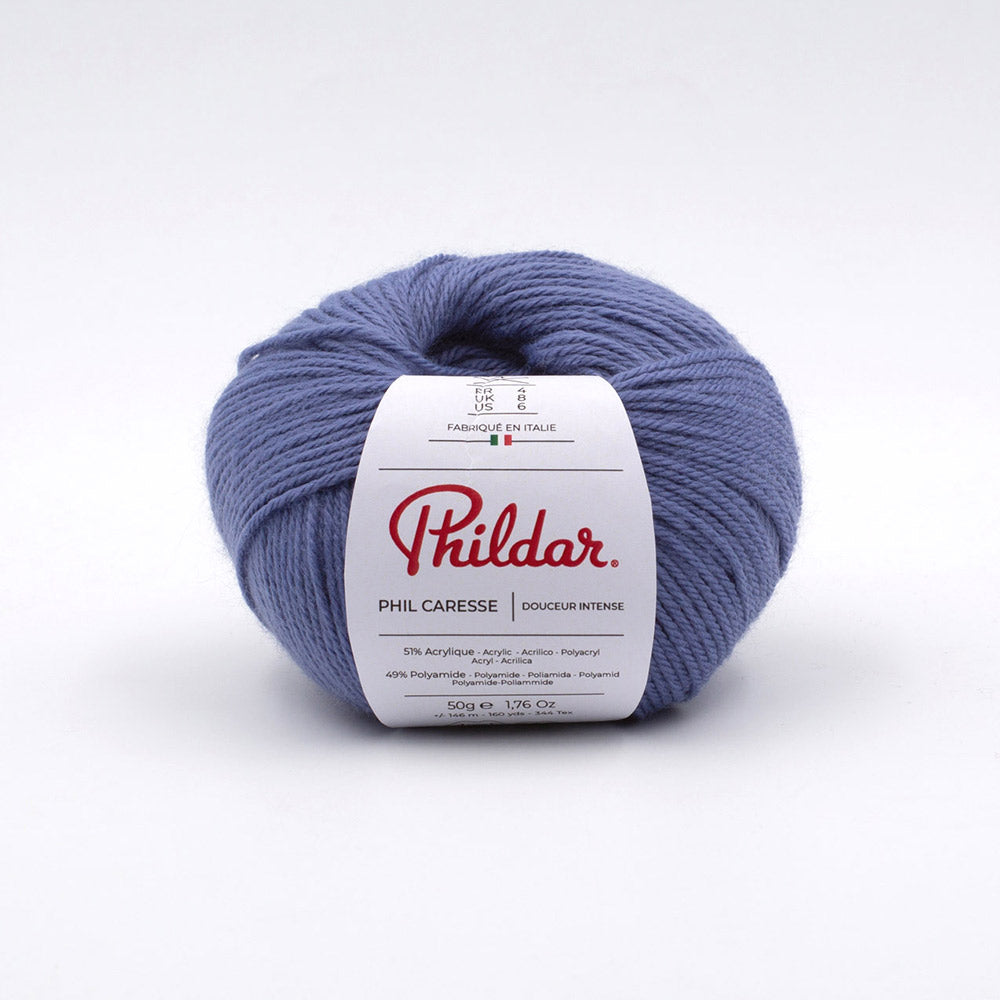 Phildar Phil Caresse 2362 Jeansblauw