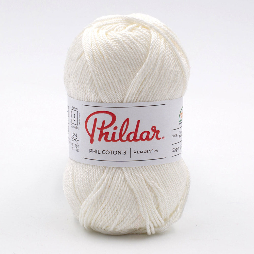 Phildar Phil Coton 3 1397 Krijt