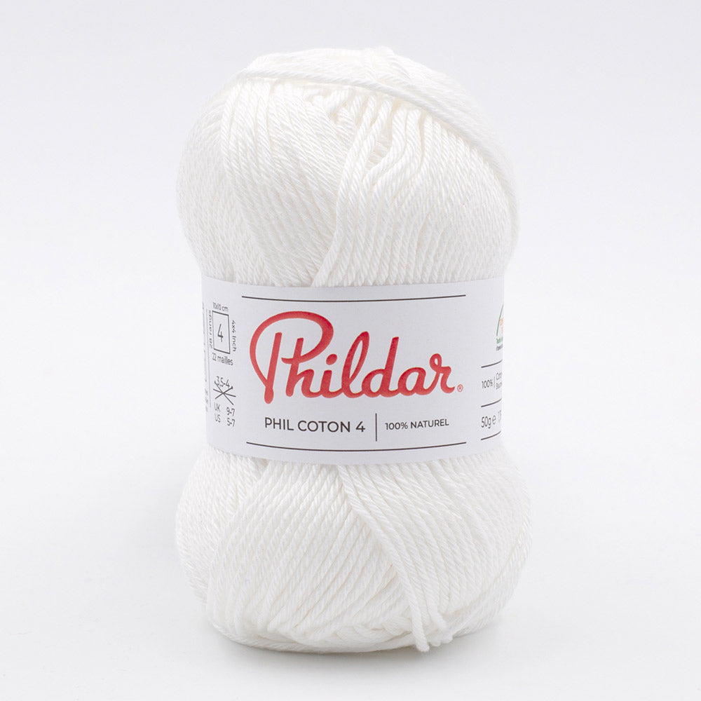 Phildar Phil Coton 4 1225 Wit