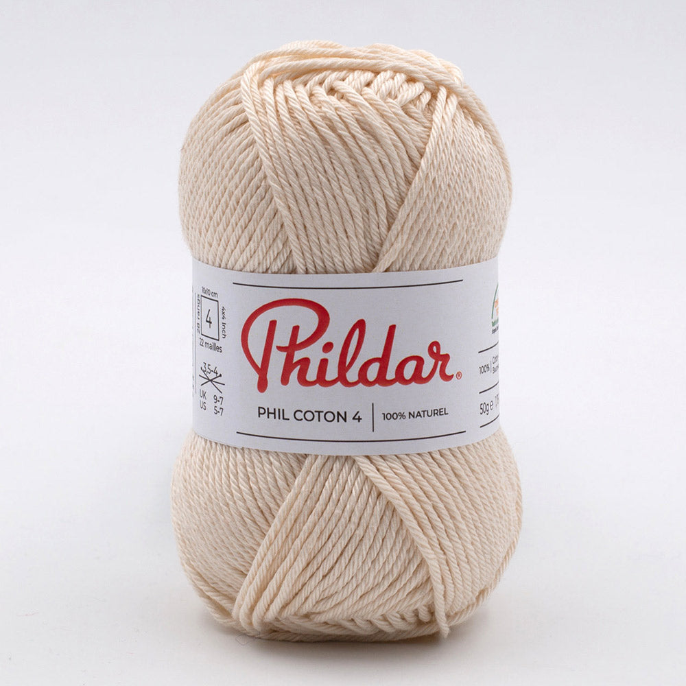 Phildar Phil Coton 4 1359 Ecru
