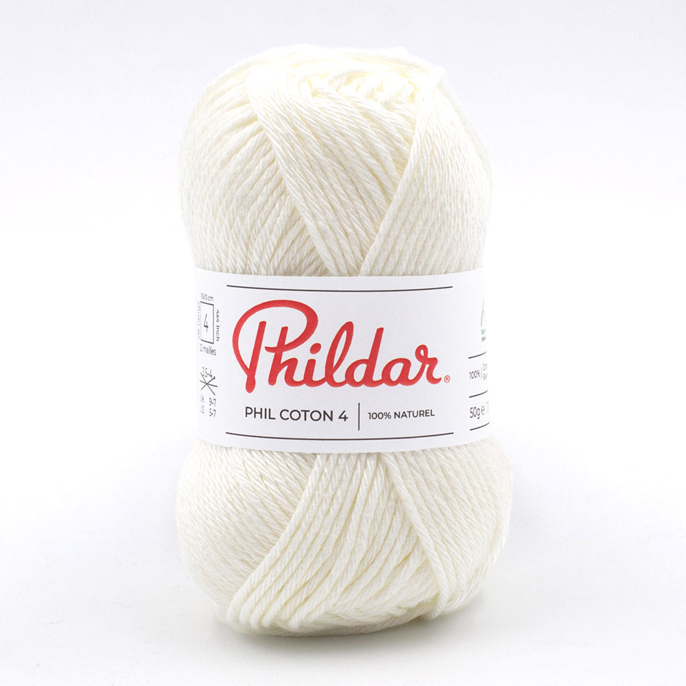 Phildar Phil Coton 4 1397 Krijt