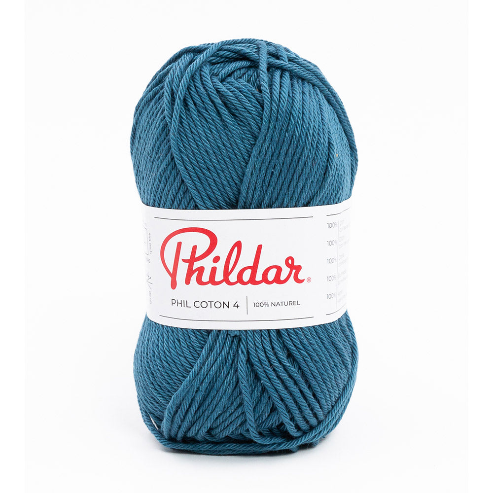 Phildar Phil Coton 4 2150 Pruisisch blauw