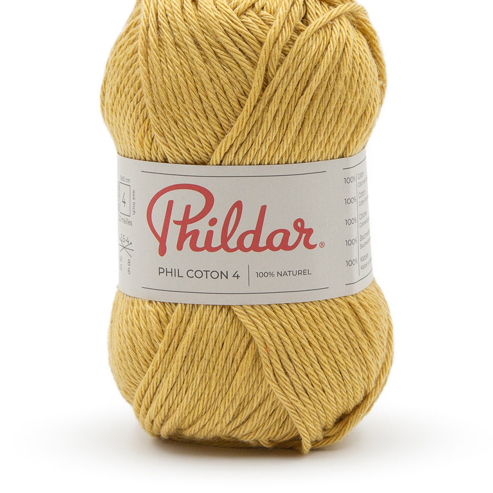 Phildar Phil Coton 4 2321 Goudgeel