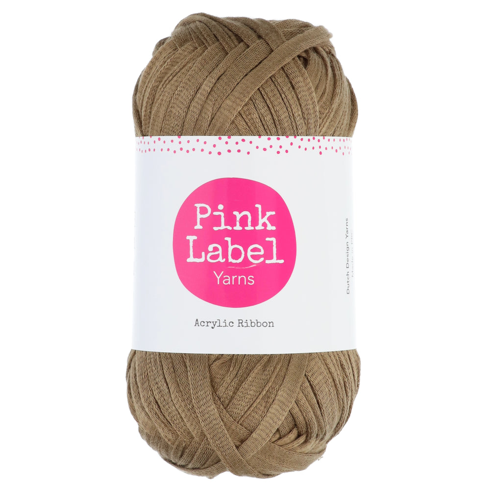 Pink Label Acrylic Ribbon 018 Lisa - Taupe