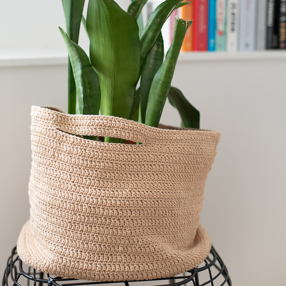 Mand — gemaakt met Pink Label Cotton Tube