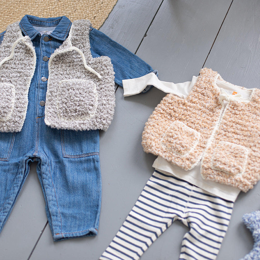Babyvestje — gemaakt met Pink Label Hugg