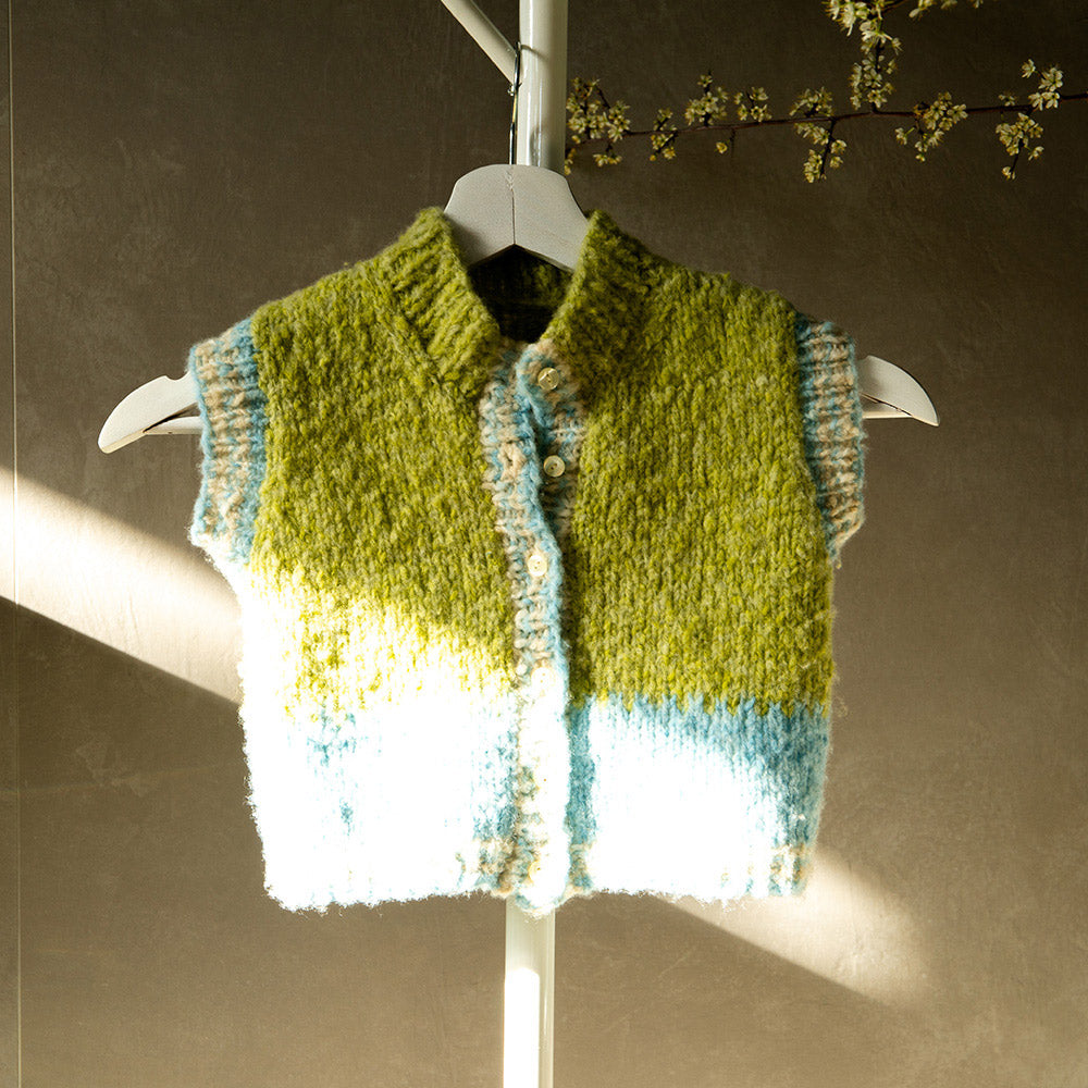 Piuma mini me — gemaakt met Piuma Mini & Me vest (Kind) Garen- en Breipakket (4)