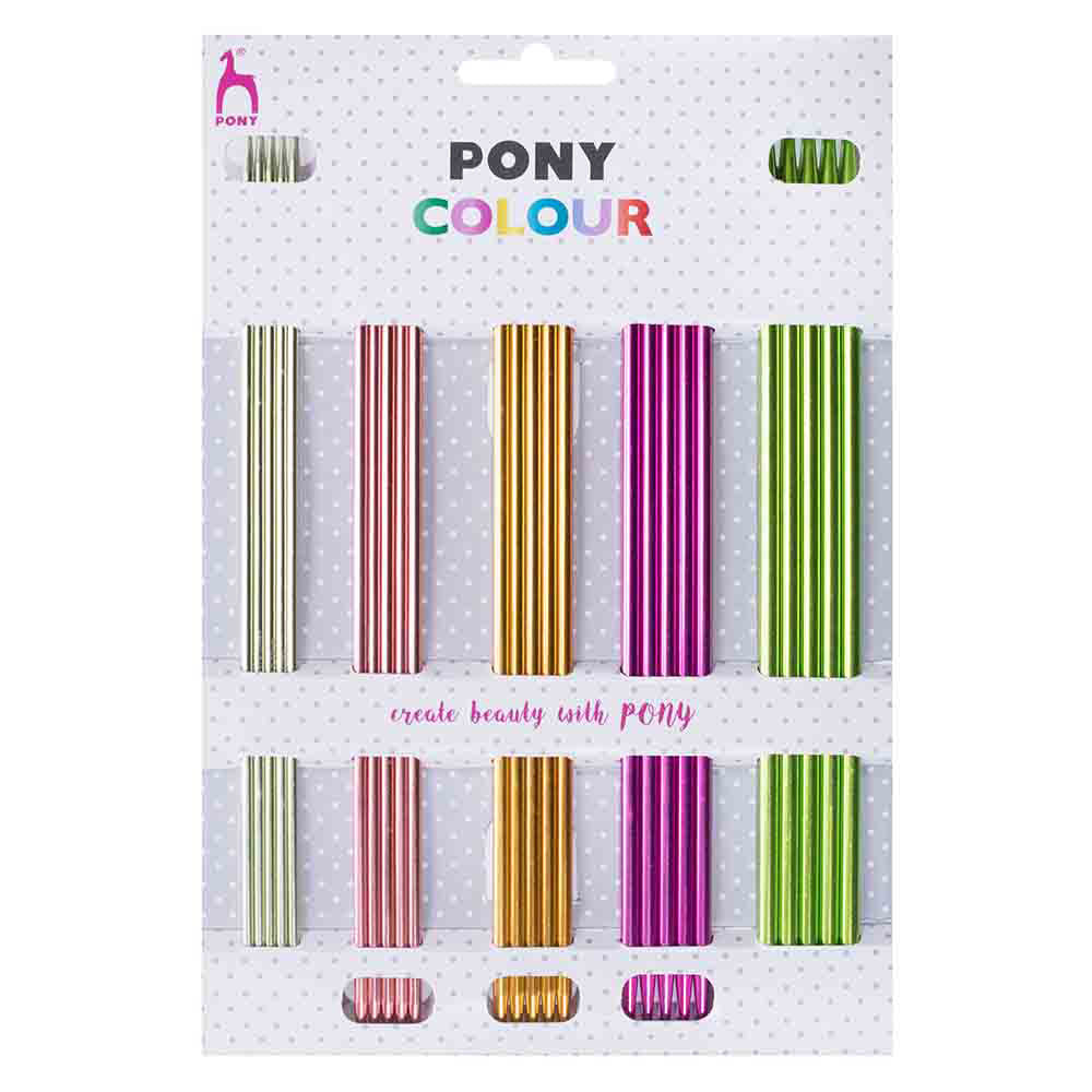 Pony Colour Sokkennaaldenset 20cm 2.50-4.50mm polka dot