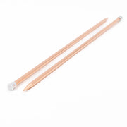 PPY Breinaalden 40 cm 9 mm Geanodiseerd Aluminium Rosegoudkleur