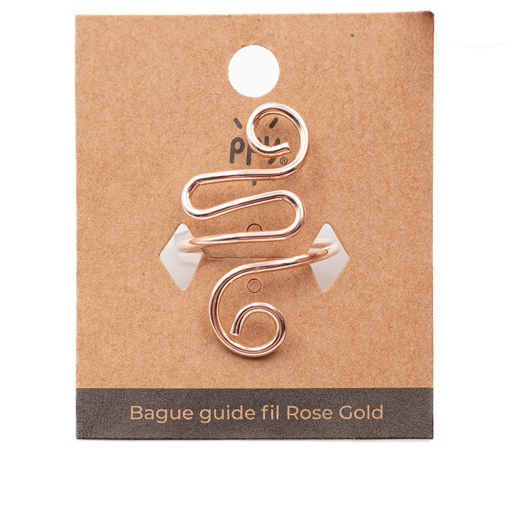 PPY Draadgeleider Ring Roségoudkleur