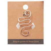 PPY Draadgeleider Ring Roségoudkleur