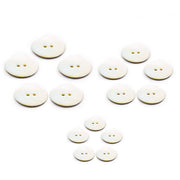 PPY Knopenset 5 Stuks Natuurparelmoer 18 mm