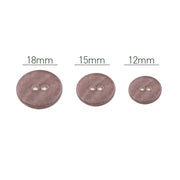 PPY Knopenset Parelmoer Chocolade 5 Stuks 18 mm
