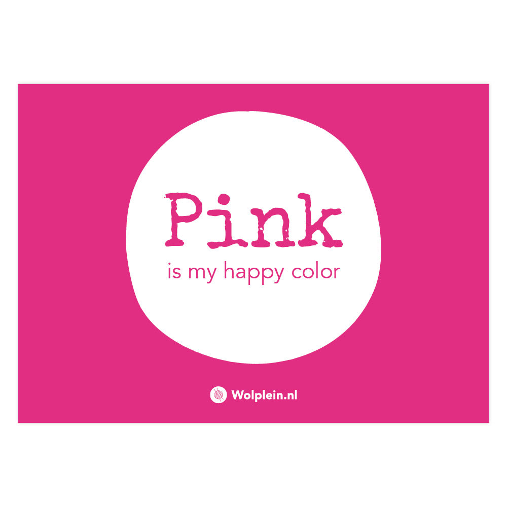 Pink Label Ansichtkaart