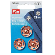 Prym Aannaaidrukknoop Rozegoud 21mm