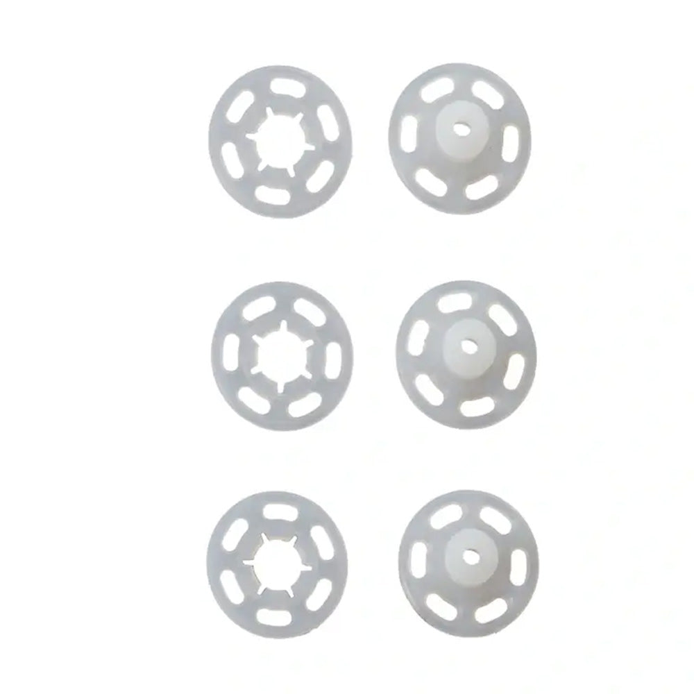Prym Aannaaidrukknopen Rond Transparant 15 mm (2)