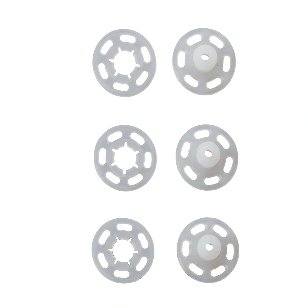 Prym Aannaaidrukknopen Rond Transparant 21 mm (2)