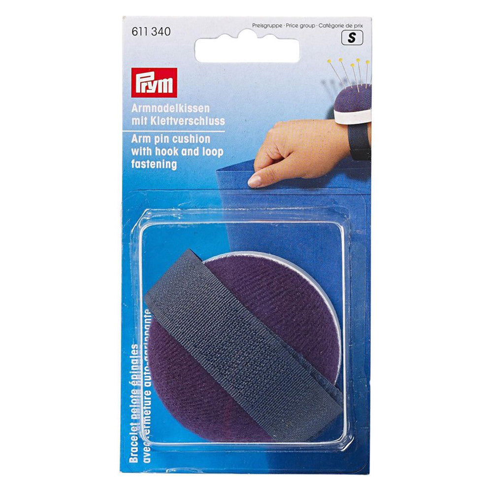 Prym Armbandspeldenkussen met Klittensluitriemen Blauw