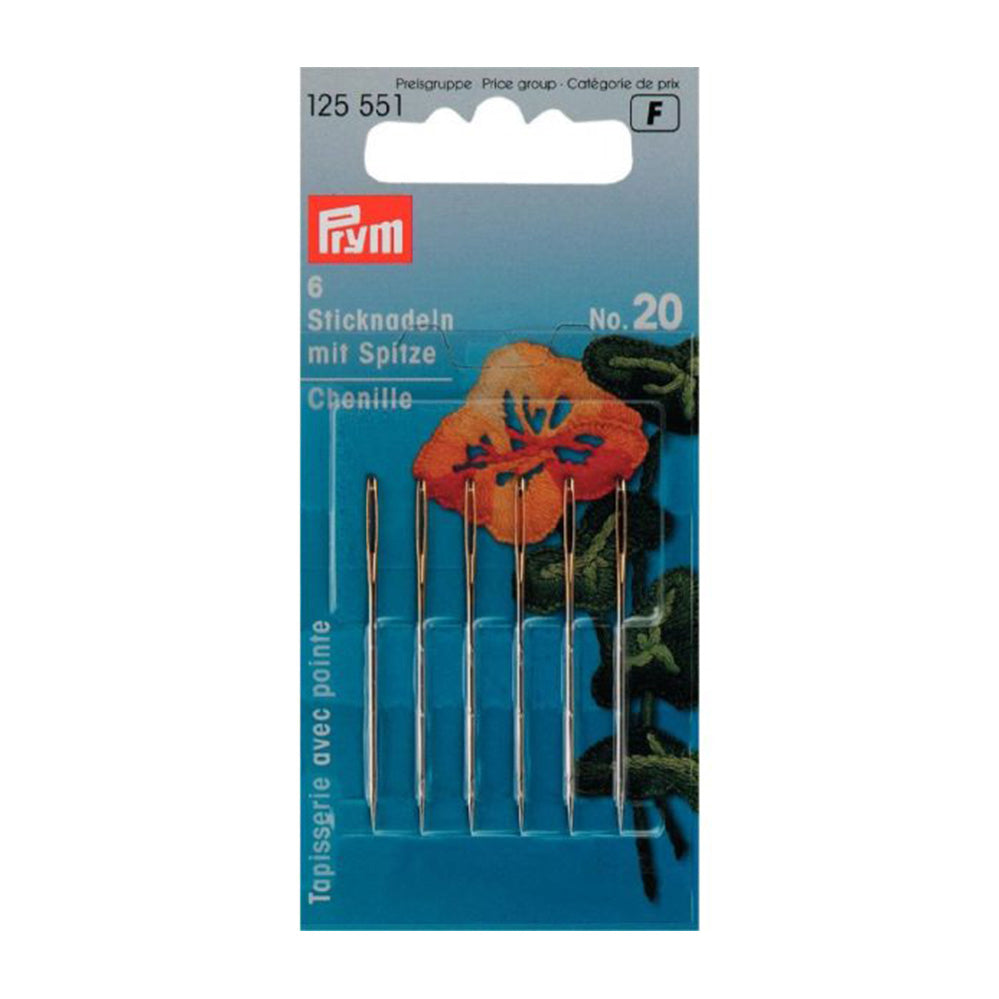 Prym Borduurnaalden met Punt Staal No. 20