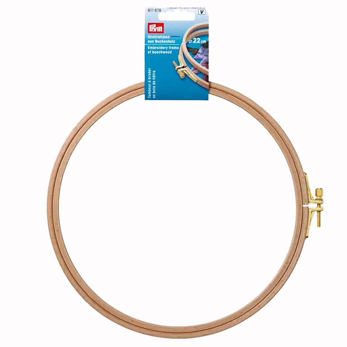 Prym Borduurring Beukenhout Ø 22 cm