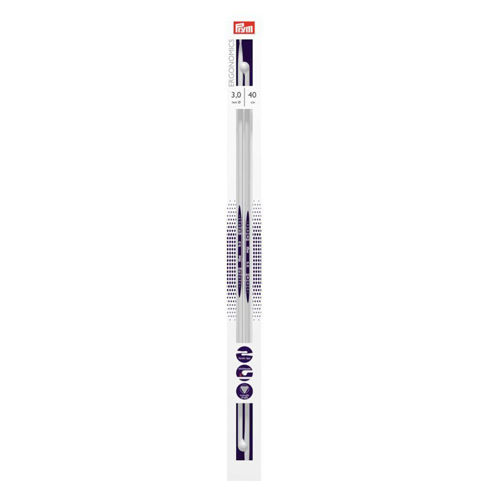 Prym Breinaalden met Knop Ergonomics 40 cm 3,00 mm