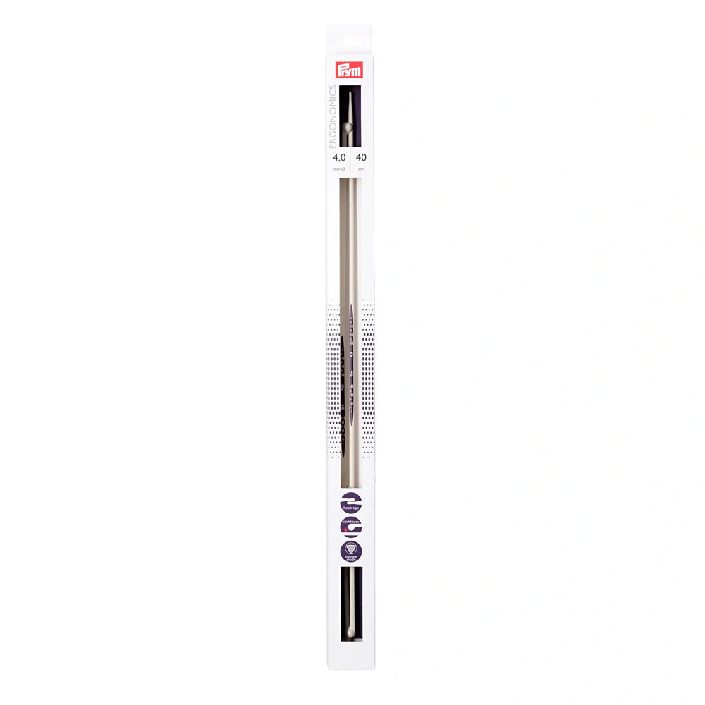Prym Breinaalden met Knop Ergonomics 40 cm 4,00 mm