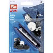 Prym Jeansknopen 02 Art Deco Oudijzer 20 mm
