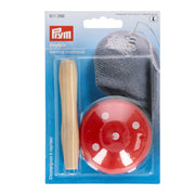 Prym Maasklos Hout Rood met Witte Stippen