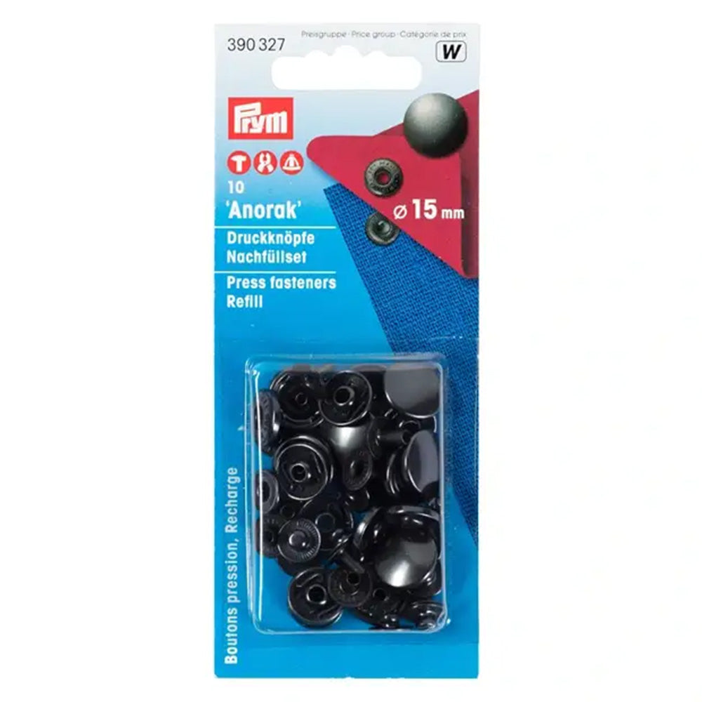 Prym Naaivrije Drukknopen Anorak 15 mm 03 Gebronsd