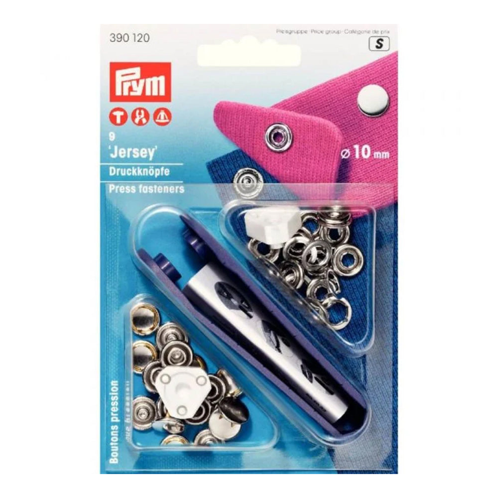 Prym Naaivrije Drukknopen Jersey Gladde Kap Zilver 10 mm