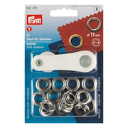 Prym Ringen met Schijven Zilver 11 mm