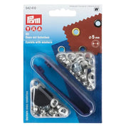 Prym Ringen met Schijven Zilver 5 mm