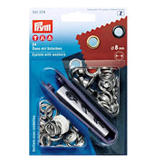 Prym Ringen met Schijven Zilver 8 mm