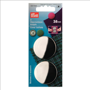 Prym Stofknopen Zonder Matrijs Zilver 38 mm
