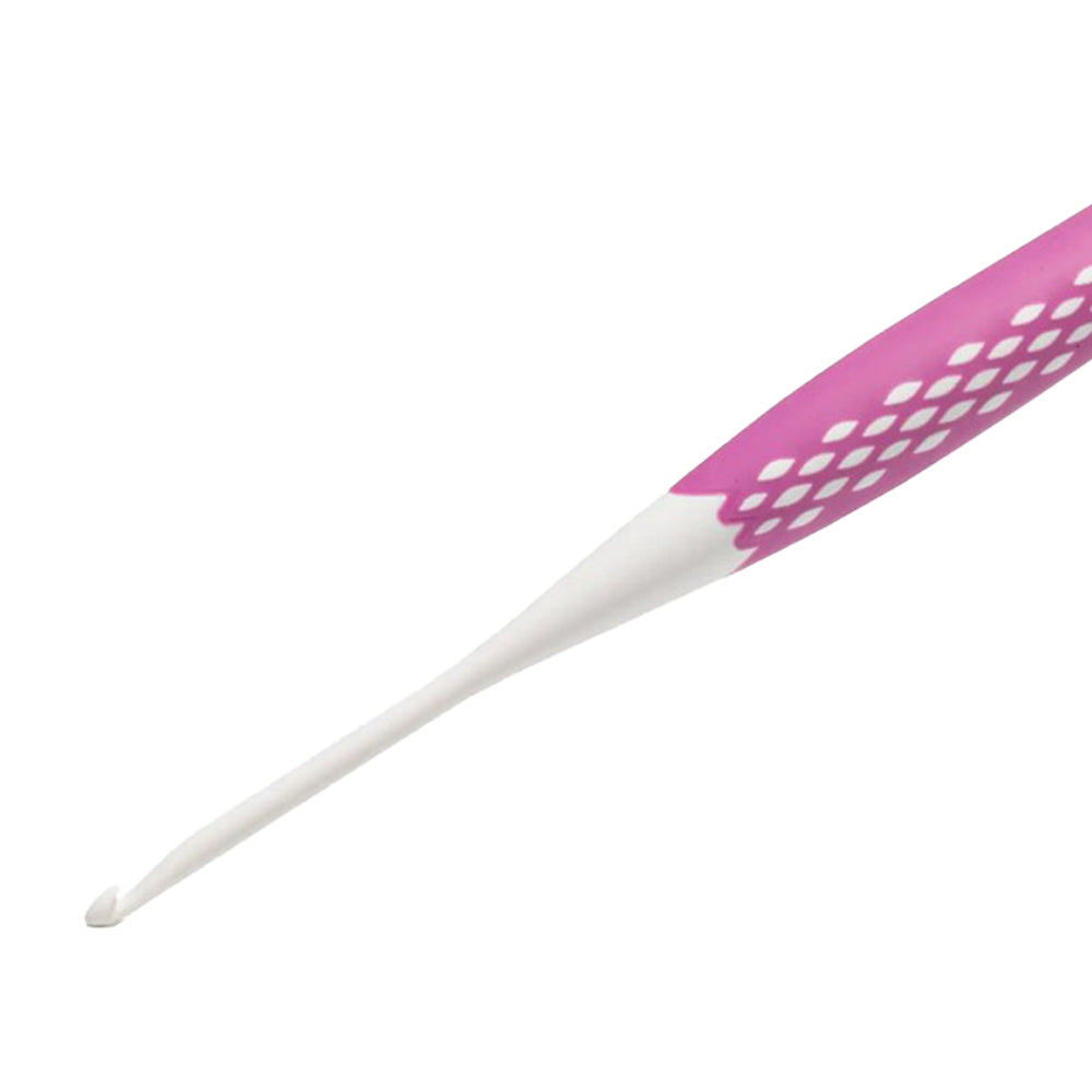 Prym Wolhaaknaald Ergonomisch 16 cm 3,0 mm Fuchsia (3)