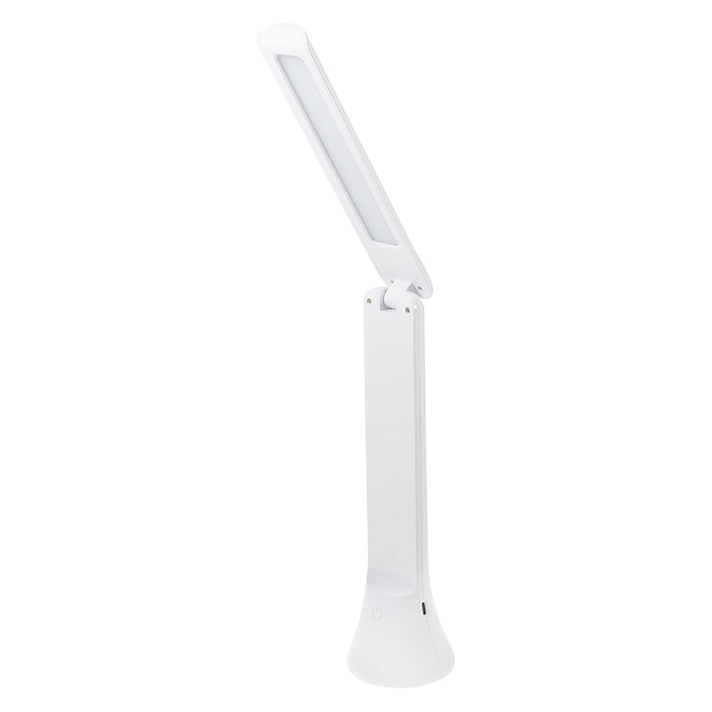 PURElite 2-in-1 Flip Lamp & Zaklamp: Oplaadbaar: Wit