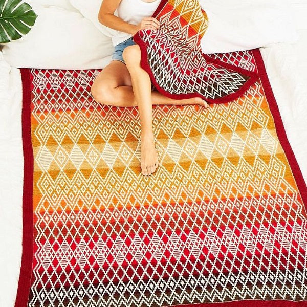 Queen blanket groot cal garenpakket — gemaakt met Queen Blanket (groot) CAL Garenpakket (4)