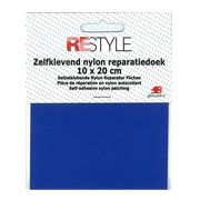 Restyle Reparatiedoek Nylon 10 cm x 20 cm Zelfklevend 215 Blauw