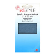 Restyle Snelfix Reparatiedoek Jeans 11 cm x 36 cm Opstrijkbaar 235 Lichtblauw