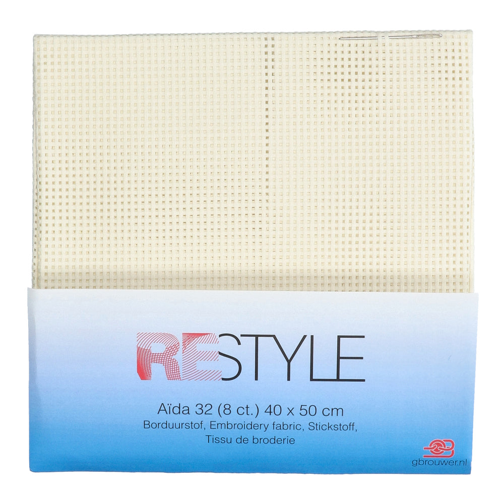 Restyle Borduurstof Aïda 32 (8 ct.) 087 Off-white (2)