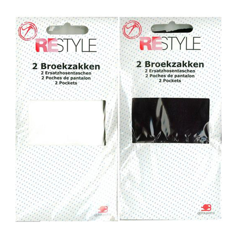 Restyle Broekzakken Instrijkbaar (2 stuks)